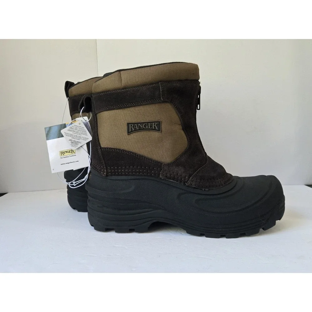 Ranger Mens sz 11‎ insulated winter boot NWT RP119 brown Flintlock